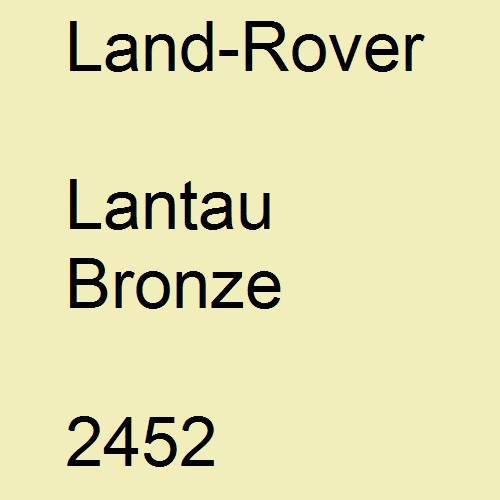 Land-Rover, Lantau Bronze, 2452.